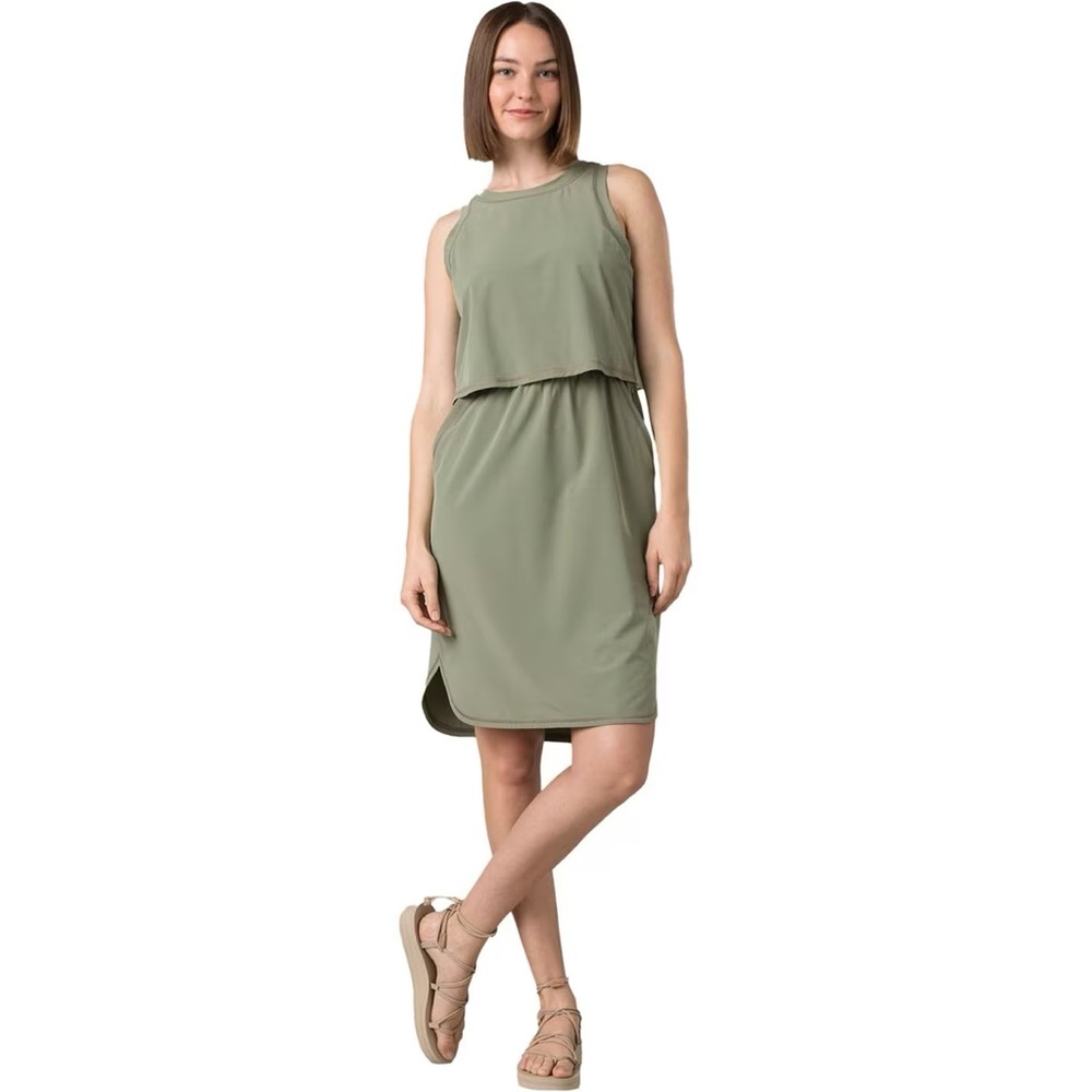 Brand New Small Womens Prana Railay Sage Dress Breathable And Lightweight Fabric